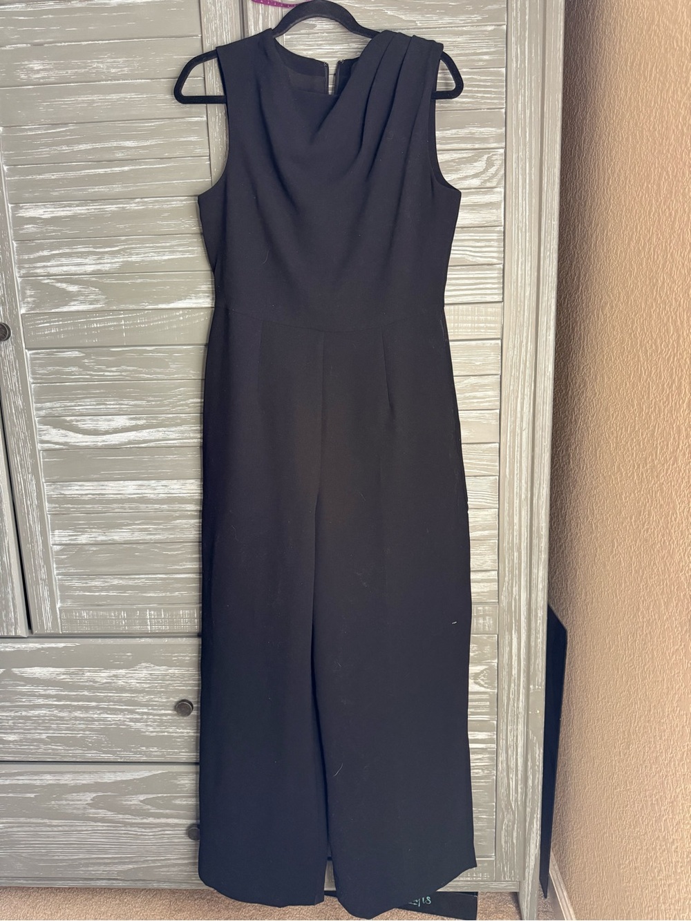 Banana republic black cowl neck jumpsuit Size 10